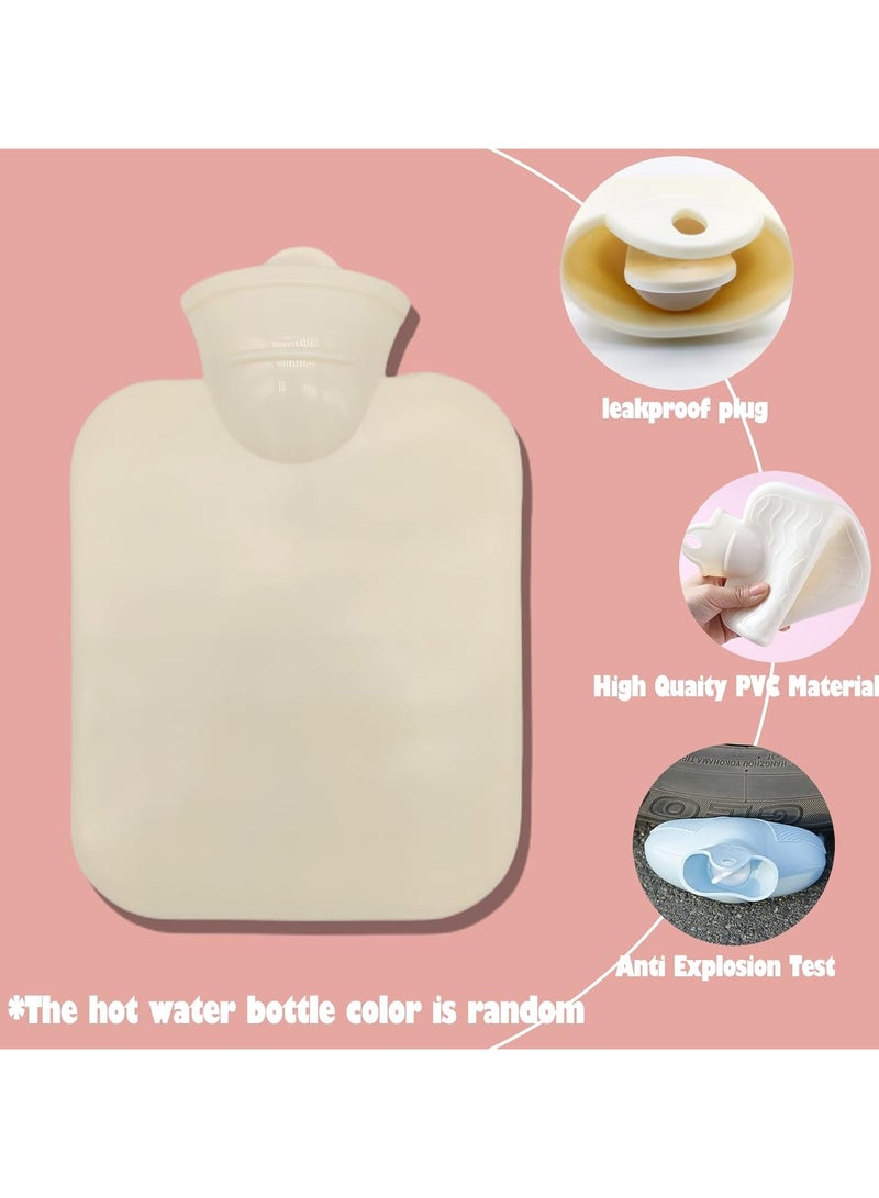 general Cartoon Melody Hot Water Bottle Foot Warmer 1L Hot Water Bottle & Cold Compress with Cute Anime Character Plush Set Relieve pain with a cute faux fur case - Image 4