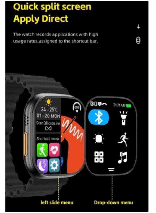 W&O X8 Ultra Smartwatch Series 8 49MM With 2.08 Inch Waterproof Bluetooth Calling Sport Watch Digital Smartwatch - Image 4