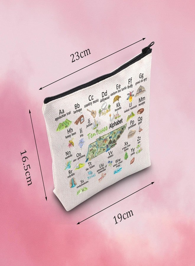 MNIGIU TN Makeup Zipper Pouch Travel Gift Moving to TN Gift (TN bag) - Image 2