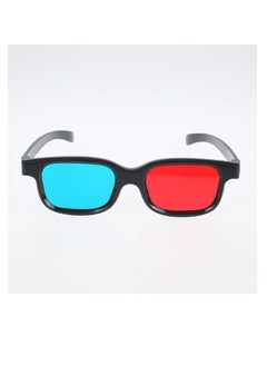 AROAQ High Quality 1x Black Frame Red Blue Universal 3D Glasses Movie Game DVD Black 3D Glasses  - Image 3