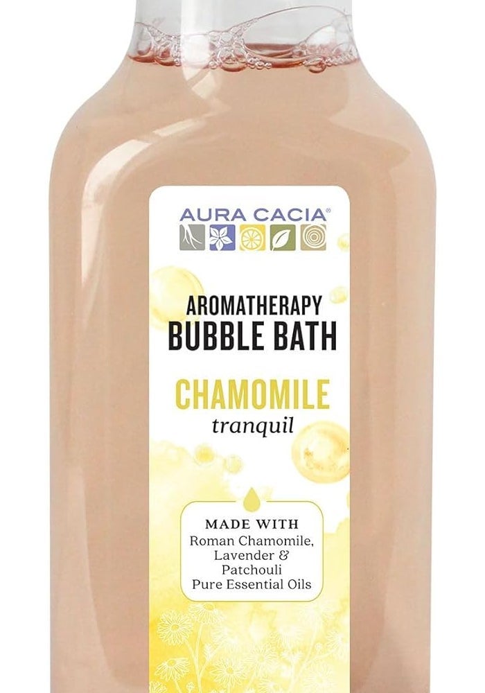 Aura Cacia Aromatherapy Bubble Bath with Chamomile - 13 oz - Image 1
