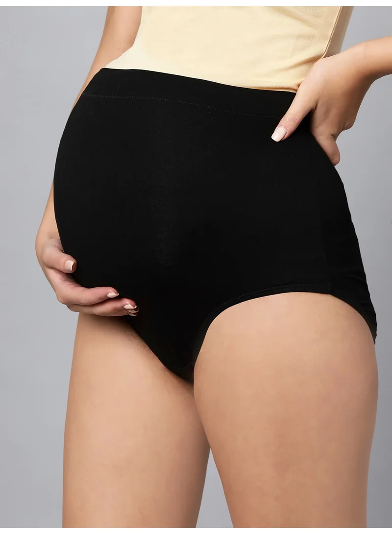 TUMMY High Waist Bamboo Cotton Pregnancy Pants with Full Belly Support Comfty Breathable for Women Panties
