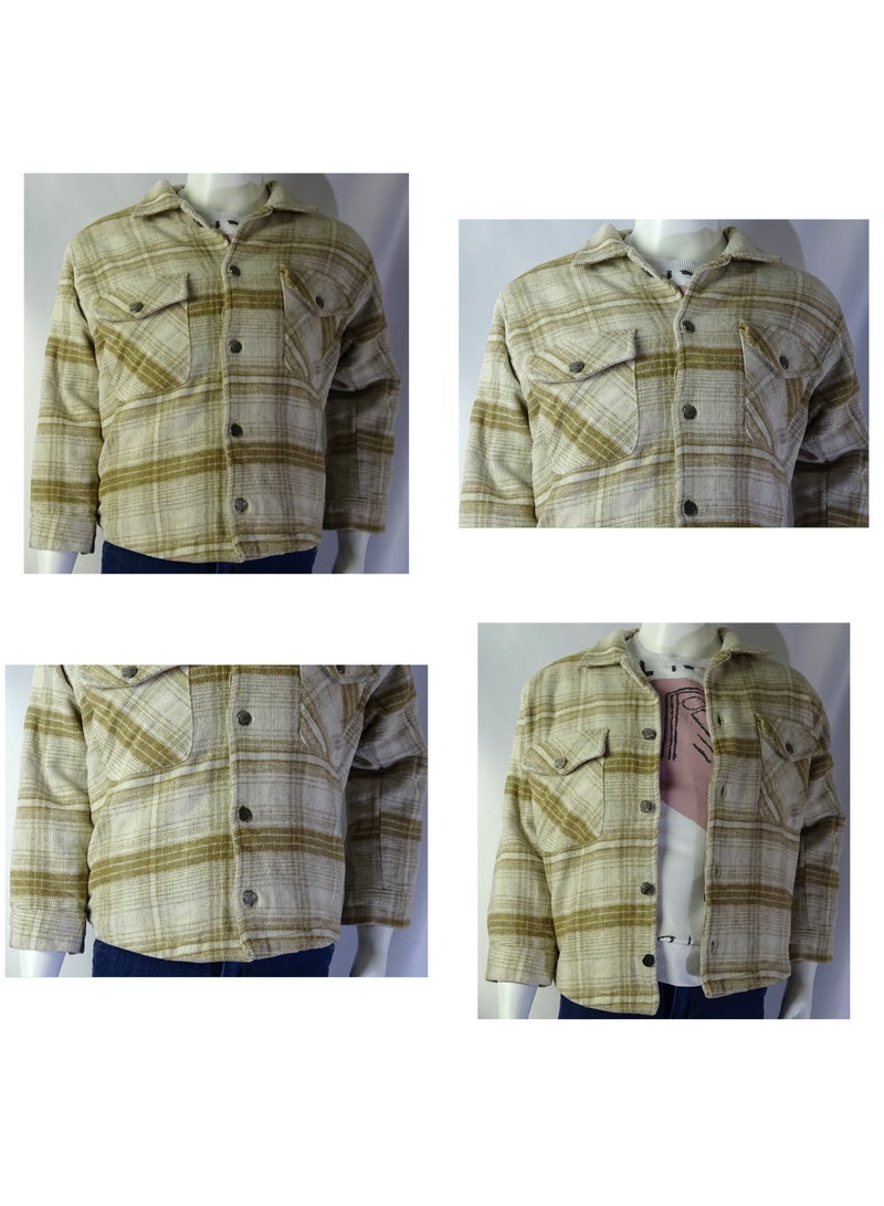 شلــــتر صناعة تركية فاخرة؛ جاكيت أولاد بأزرار لفصل الخريف و الشتاء من مجموعة شلـــتر 23142 - Image 1