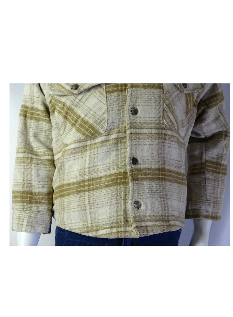 شلــــتر صناعة تركية فاخرة؛ جاكيت أولاد بأزرار لفصل الخريف و الشتاء من مجموعة شلـــتر 23142 - Image 4