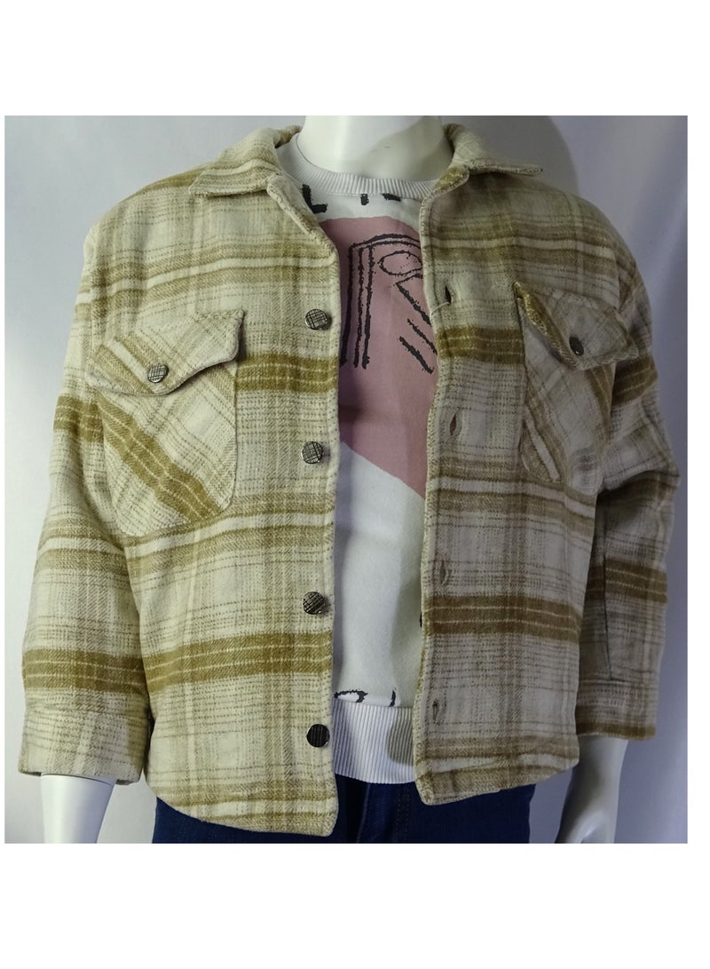 شلــــتر صناعة تركية فاخرة؛ جاكيت أولاد بأزرار لفصل الخريف و الشتاء من مجموعة شلـــتر 23142 - Image 5