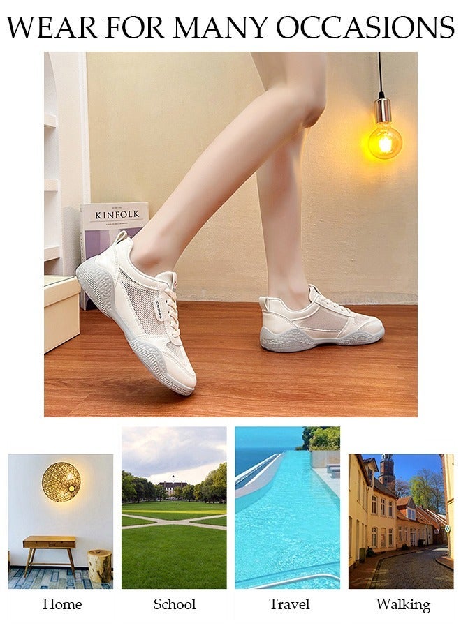 DUNISO Women's Walking Shoes Sneakers Lightweight Comfort Tennis Shoes Mesh Breathable Lightweight Non Slip Casual Work Shoes for Indoor Outdoor Travel Work - Image 3