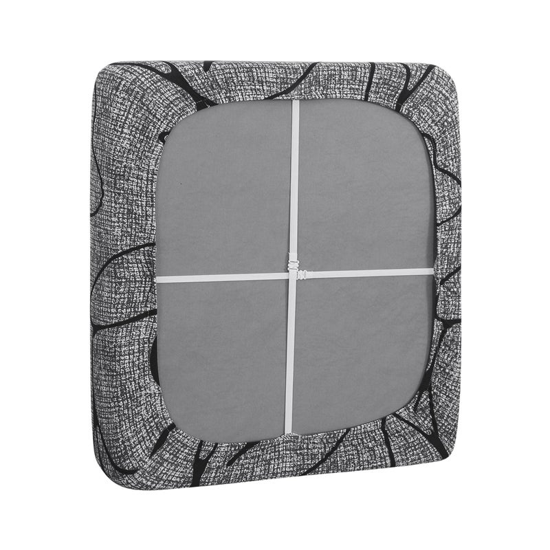 FORCHEER Waterproof Patio Cushion Covers 20x20 Floral Printed Stretch Outdoor Cushion Seat Covers Set of 2 Wicker Chair Washable Replacement - Image 3