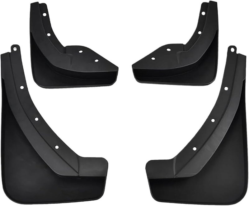 مجموعة واقيات الطين فولفو XC40 2017 2018 2019 أمامية وخلفية، واقيات الرش باللون الأسود - Image 2