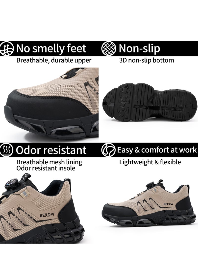 BEXOW Titan Safety Shoes Steel Toe Lightweight & Anti Slip Industrial Work Sneakers - Image 3