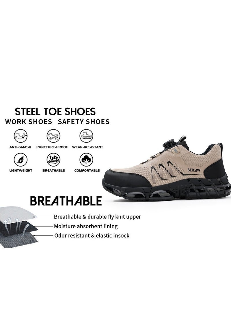 BEXOW Titan Safety Shoes Steel Toe Lightweight & Anti Slip Industrial Work Sneakers - Image 4
