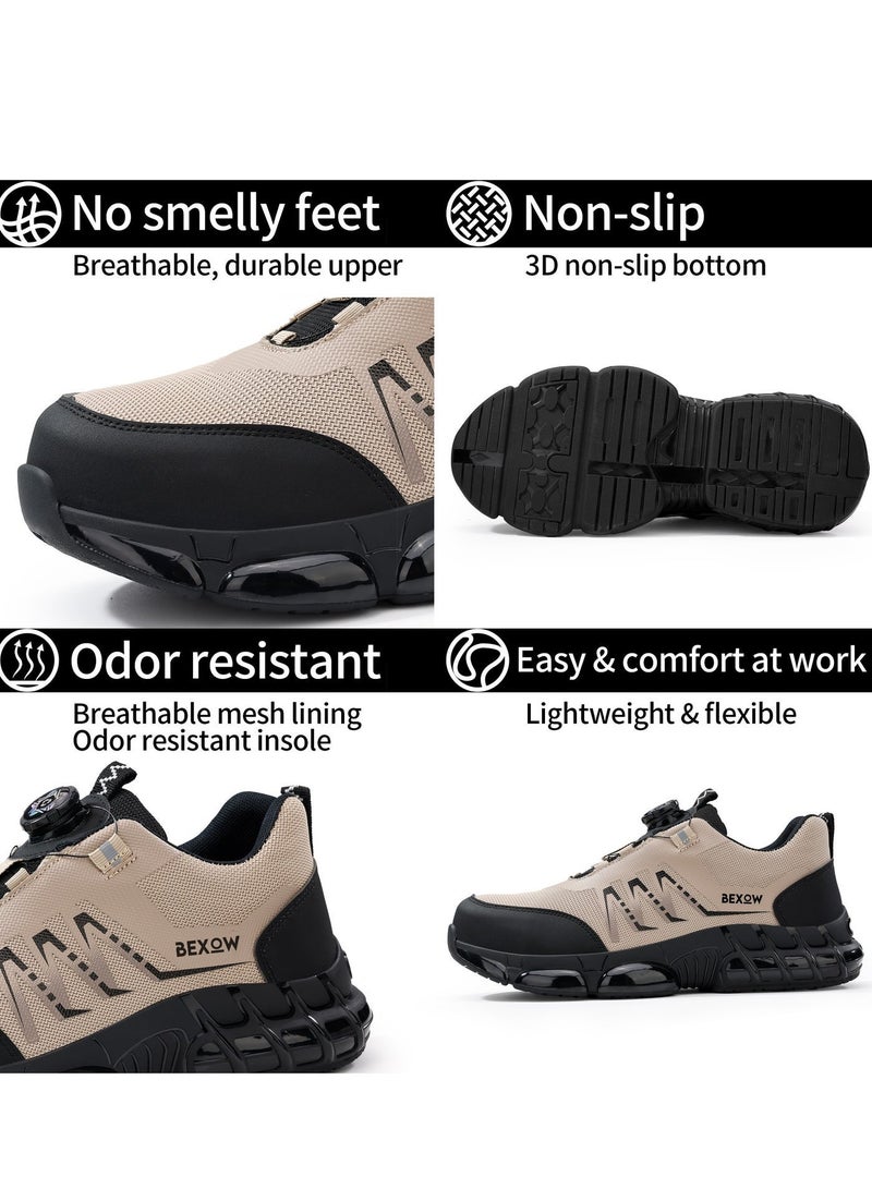 BEXOW Titan Safety Shoes Steel Toe Lightweight & Anti Slip Industrial Work Sneakers - Image 3