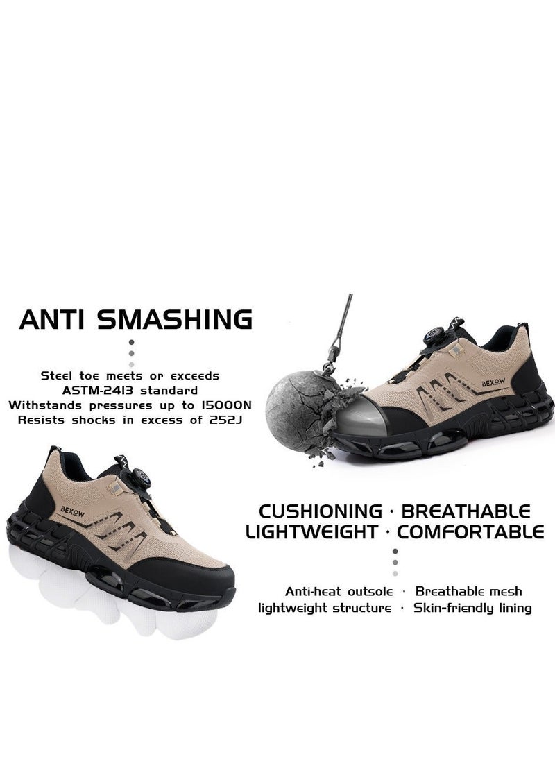 BEXOW Titan Safety Shoes Steel Toe Lightweight & Anti Slip Industrial Work Sneakers - Image 5