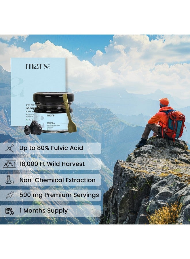 mars by GHC | Pure Himalayan Shilajit Resin - Natural Mineral Extract, 20g (Pack of 2) - Image 3