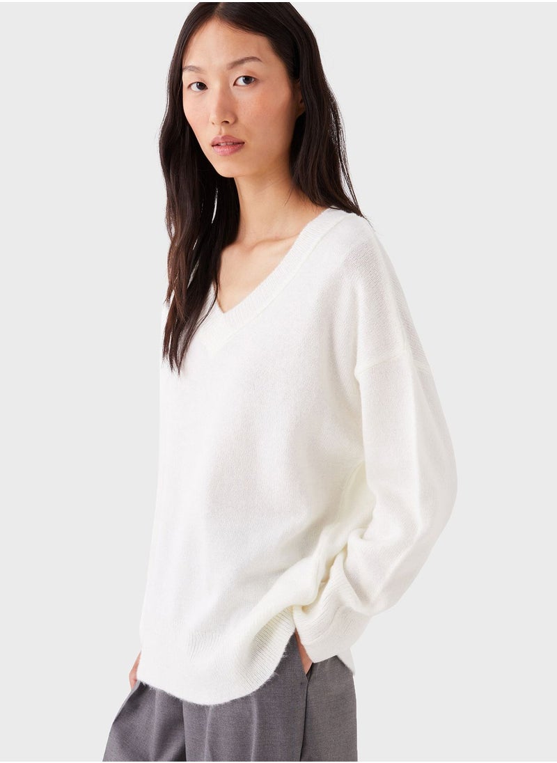 LC WAIKIKI V-Neck Oversized Sweater  - Image 3