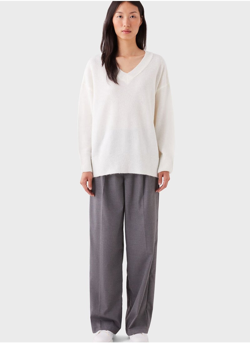 LC WAIKIKI V-Neck Oversized Sweater  - Image 4