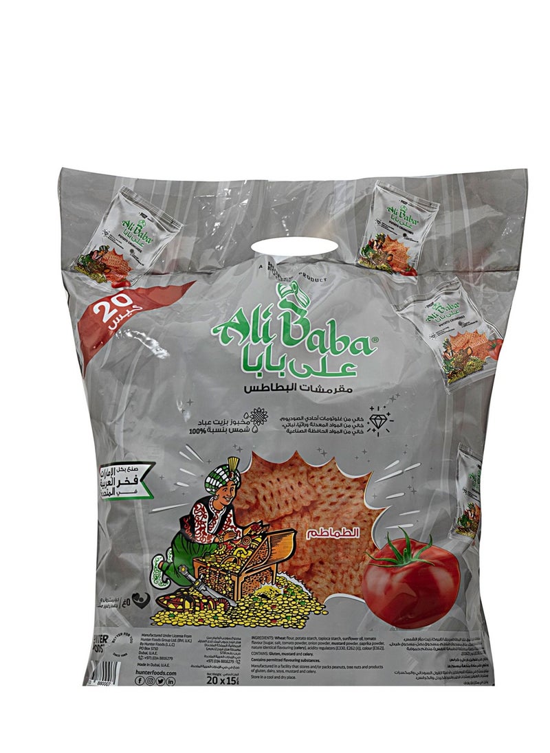 Alibaba - Alibaba Potato Crunchies Tomato 15gm Pack of 20 - Image 1