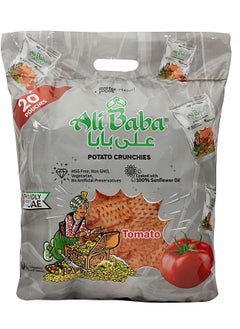 Alibaba Potato Crunchies Tomato 15gm Pack of 20