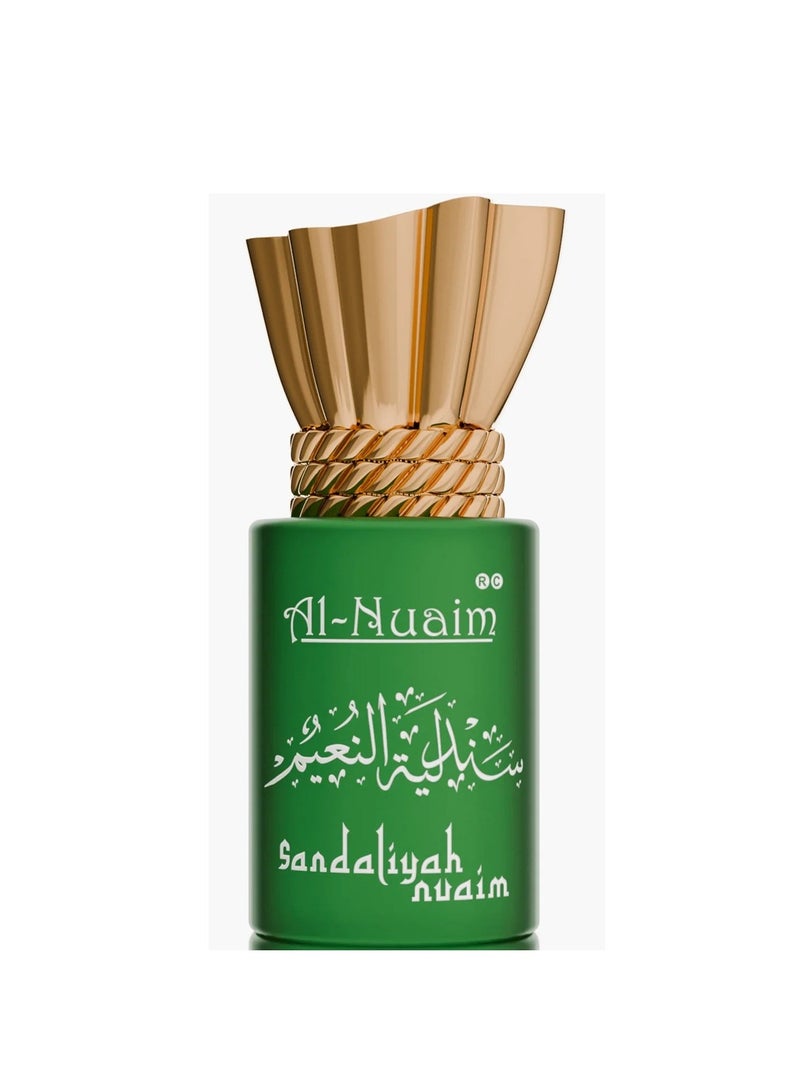 أل نواعم عطر النعيم صندلية نعيم عطار رول أون 6 مل (عبوة من 4) | زيت عطري مركز للجنسين خالٍ من الكحول | عطر يدوم طويلاً برائحة خشب الصندل والمسك للرجال والنساء | عطر بحجم الجيب - Image 3