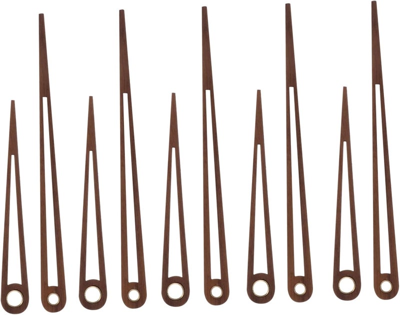 Gadpiparty Wood Clock Hands Kit Precision DIY Clock Movement Replacement Parts for Home Decor and Copper Kit 5 Sets - Image 1