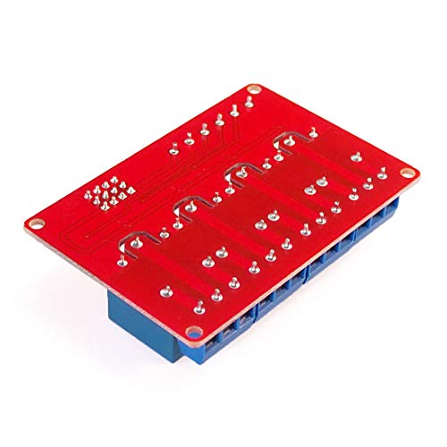 VOGURTIME 4 Channel 5V Relay Module with Optocoupler Isolation Support High and Low Level Trigger Relay Red Board by VOGURTIME - Image 4