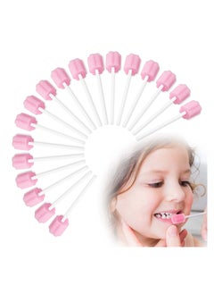 Dental Swabs Mouth Sponge Oral Care Tooth Cleaning Swab Portable Disposable Convenient for Clinic Hospital 100PCS