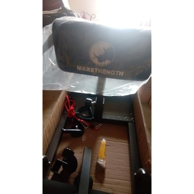 MS X Sissy Squat Machine, Home Multi-Function Squat Bench Machine Push Up Ab Workout Home Gym Squat Stand Machine 3-In-1 Sit Up Leg Machine - Image 2