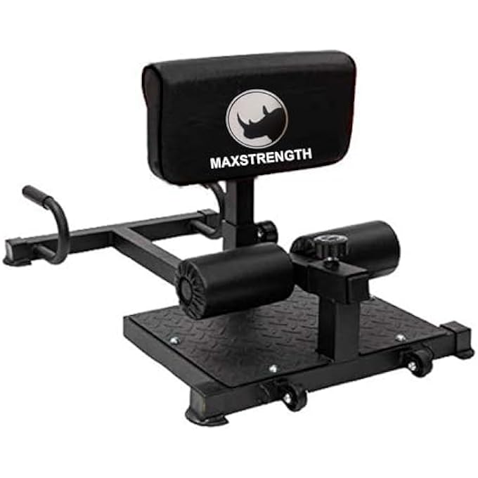 MS X Sissy Squat Machine, Home Multi-Function Squat Bench Machine Push Up Ab Workout Home Gym Squat Stand Machine 3-In-1 Sit Up Leg Machine - Image 1