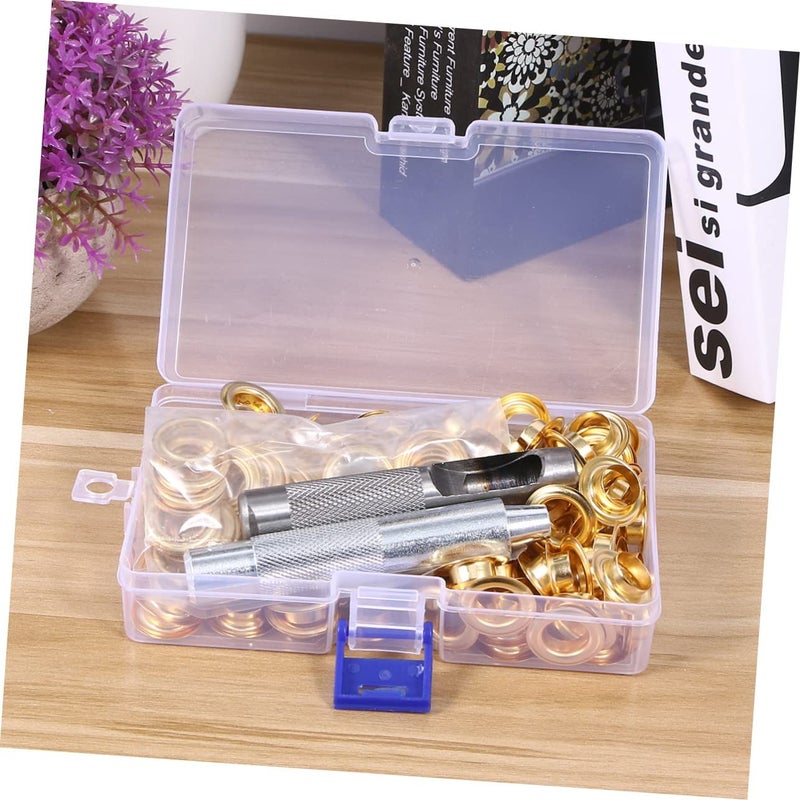 Heavy Duty Grommets Kit 100 Pieces Eyelets with Installation Tool for Shoes Clothing and Crafts - Image 4