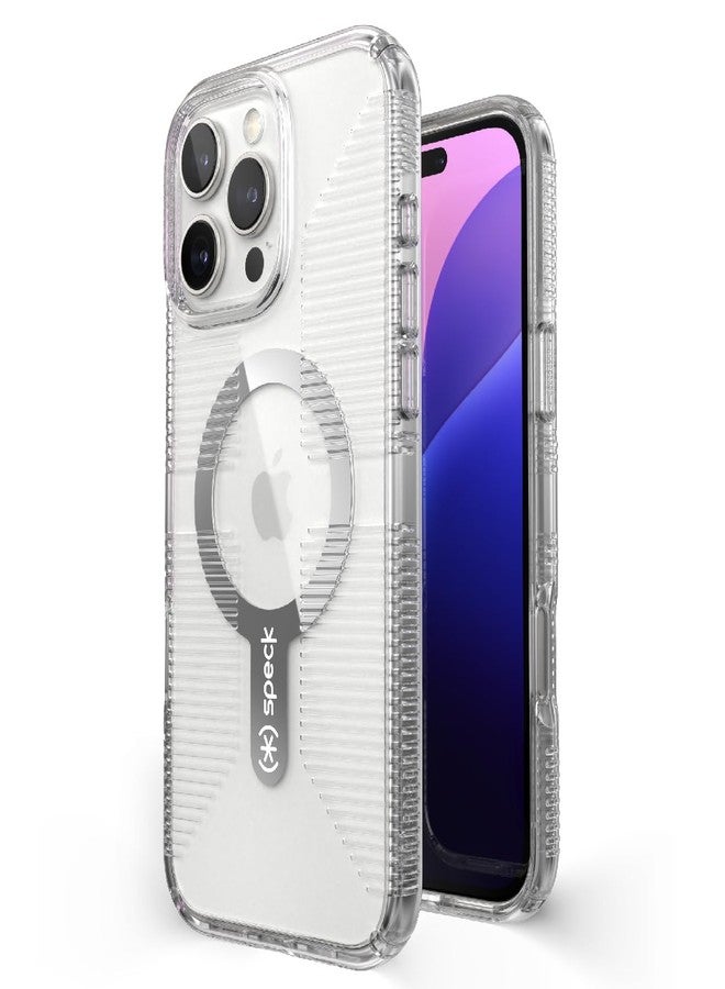 Speck Clear iPhone 16 Pro Max Case - Slim Phone Case iPhone 16 Pro Max - iPhone 16 Pro Max Phone Case - MagSafe - GemShell - Crystal Clear - Image 1