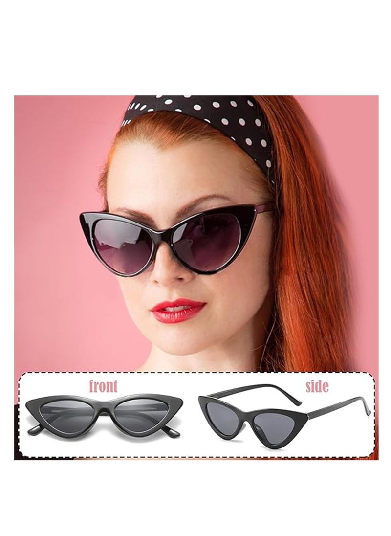 SYOSI - 50s Costume Accessories, 1950s Fancy Dress, Grease Fancy Dress, Grease Fancy Dress, for 1950s Retro Party, Party Supplies, Polka Dot Accessories and Unique Glasses, Cosplay, for Women Girl - Image 1