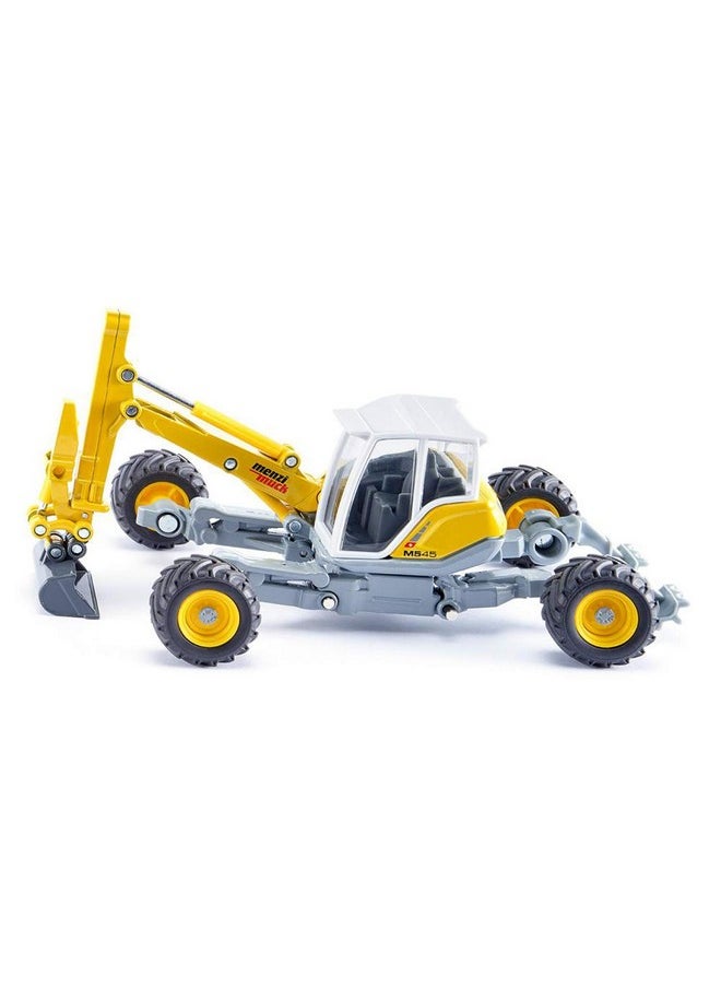 Siku Siku 3548, Menzi Muck Walking Excavator, 1:50, Metal/Plastic, Yellow, Adjustable Chassis  - Image 1