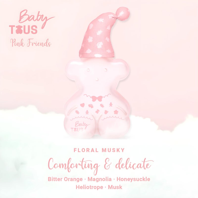 Tous Baby Pink Friends for Kids - 3.4 oz EDC Spray - Image 3