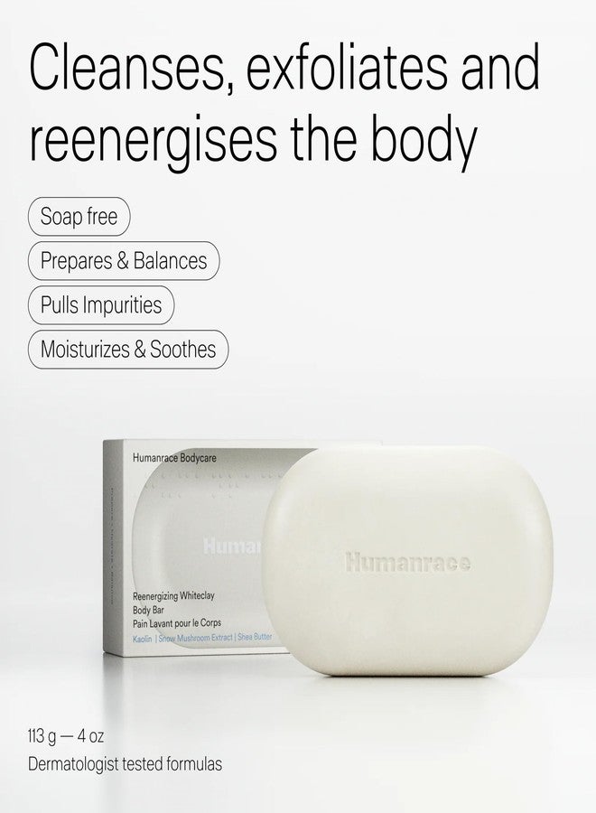 Humanrace Nourishing & Softening Reenergizing Whiteclay Body Bar, 4 oz - Image 2