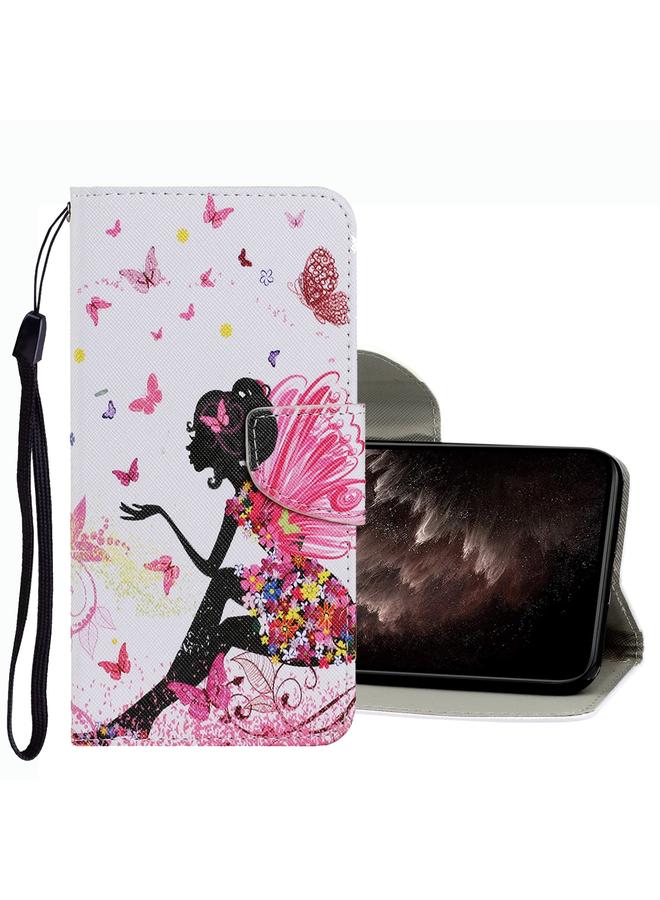 The Bros Case For Xiaomi Mi 11T Coloured Drawing Pattern Leather Phone Case