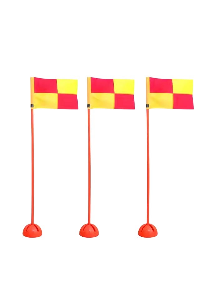 Spall Mini Flag Pole with Base – Soccer Corner Flags (1m & 1.5m) - Image 1