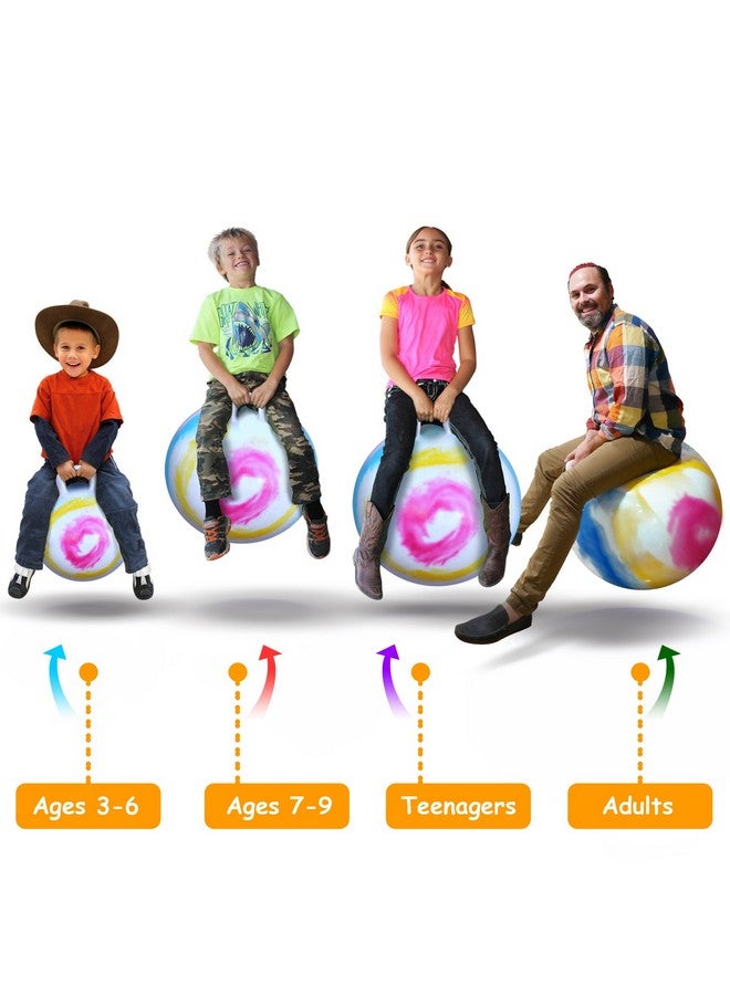 WALIKI Hopper Ball Toy for Boys & Girls Ages 7 8 9 Years Old | Tie-Dye Jumping Ball | Hippity Hop Ball | Fun Birthday Gift | 20” - Image 4