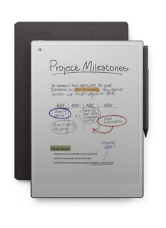 reMarkable Paper Pro Bundle - 11.8” Color Digital Tablet with Marker Plus & Mosaic Wave Folio Cover, Adjustable Reading Light, Real Paper Feel, and 14-Day Battery Life