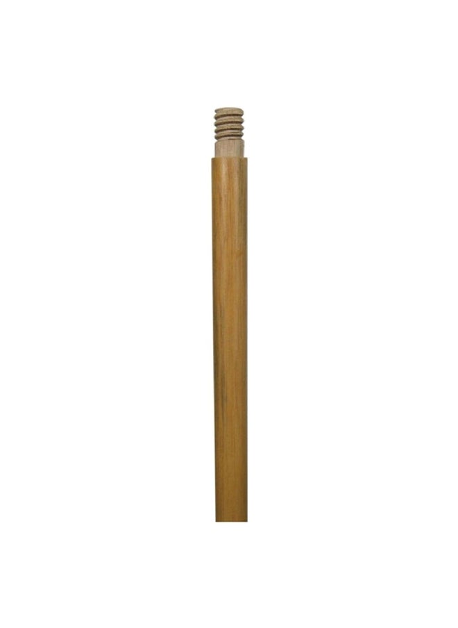 Contek Lightweight and Durable Ergonomic Wooden Mop Handle Brown 15/16 x 48 Inch LA140  - Image 2