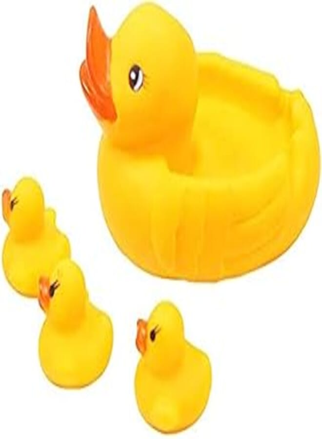 Generic Baby rubber race squeaky ducks family bath toy kid game toys kid gift 