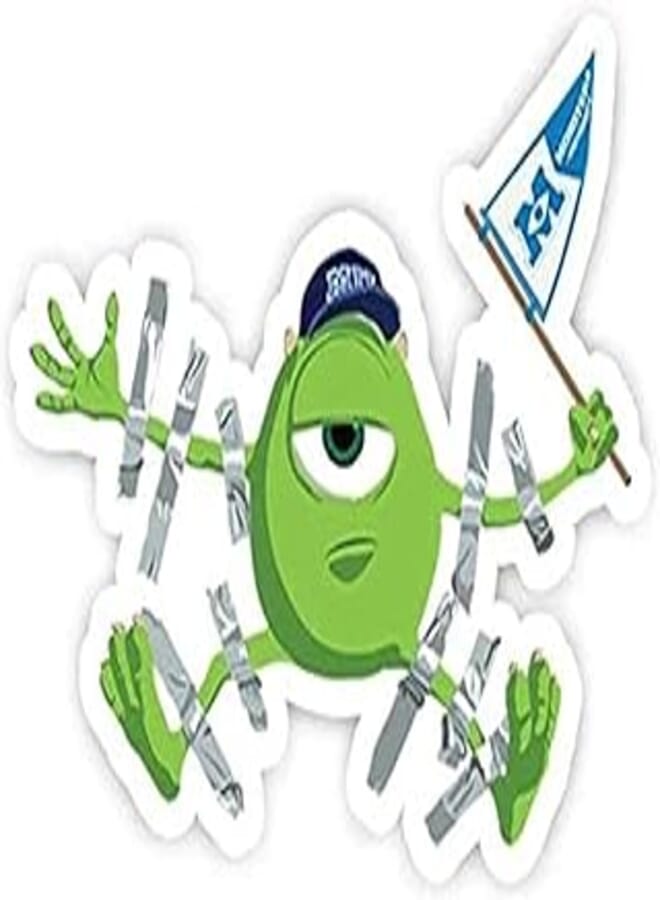 OR Mike Wazowski Laptop Monster Inc. Sticker