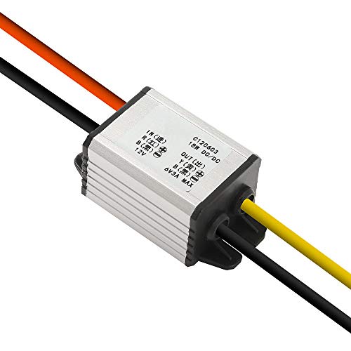 Dorhea 12V to 6V Car Power Voltage Converter - DC 9V-22V to DC 6V Buck Voltage 3A 18W Waterproof Step Down Module for LED Display, Radio & Automotive Use - Image 2