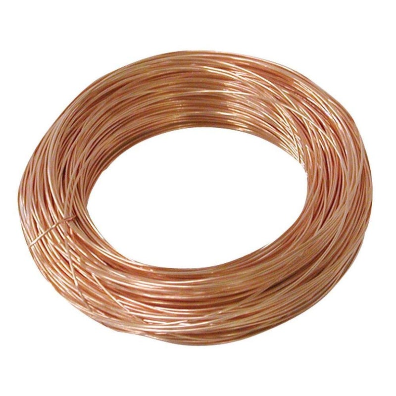 ART IFACT ART IFACT 20 Meters Bare Copper Wire 18 Gauge 1219 mm Diameter Dead Soft 999 Pure Copper Wire Without Enameled DIY Jewellery Artistic 