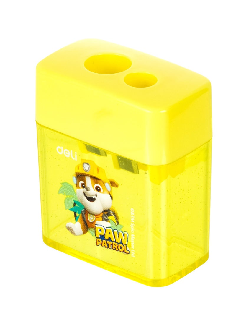 Deli Deli EH551 Paw Patrol 2-Hole Pencil Sharpener – ideal for school & creative fun  - Image 2