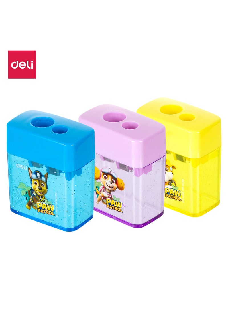 Deli Deli EH551 Paw Patrol 2-Hole Pencil Sharpener – ideal for school & creative fun  - Image 5