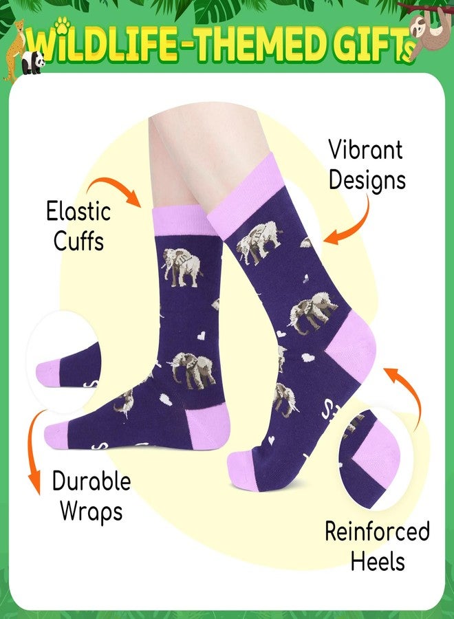 Happy Pop HAPPYPOP Elephant Gifts for Women - Funny Elephant Socks, Christmas Stocking Stuffers for Teen Girls, Cute Animal Socks - Image 2