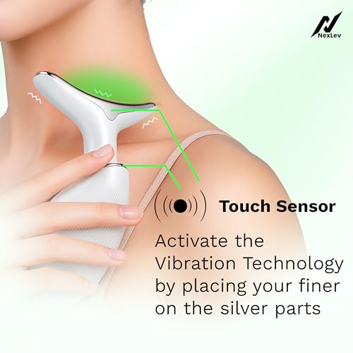 Nexlev Skin Lift Device | 7 Color LED | Face & Neck Skin Lifting| 3 Massage Modes| Face Sculpting Tool |Micro-currents to reduce Wrinkles| Hot Compress | Rechargeable| Type-C| 180 Min Use| Glow+ LE-04 - Image 5