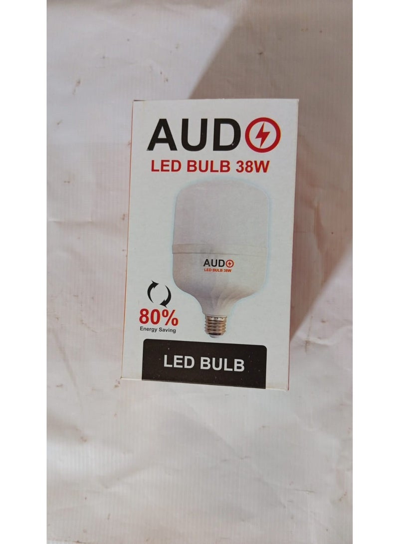 38W LED Bulb – Energy-Saving, High Brightness, E27 Base, White Light – Ideal for Home and Office Lighting - Image 2