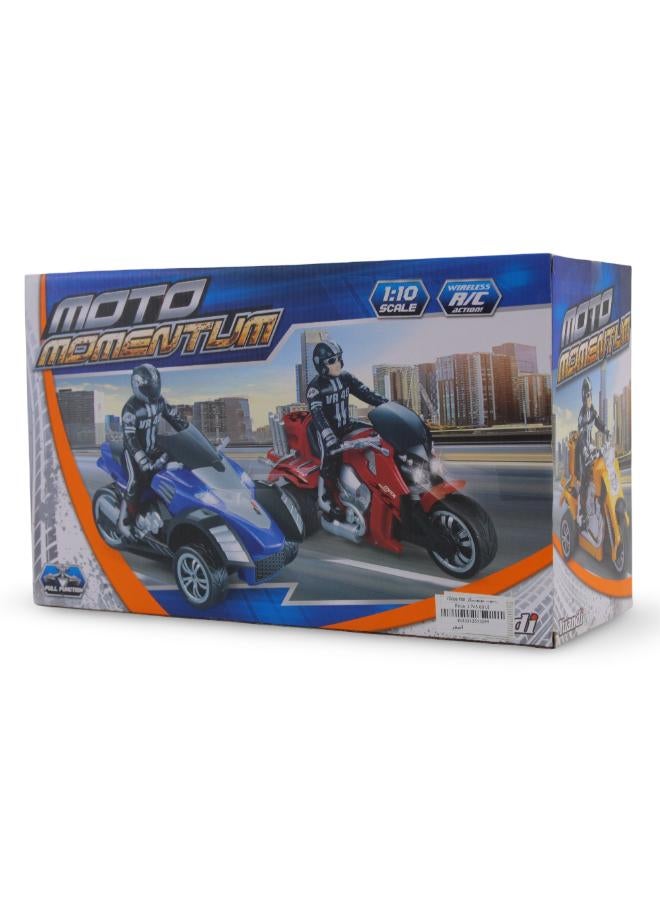 OKO Moto Momentum Remote Control Motorcycle – Yellow - Image 2