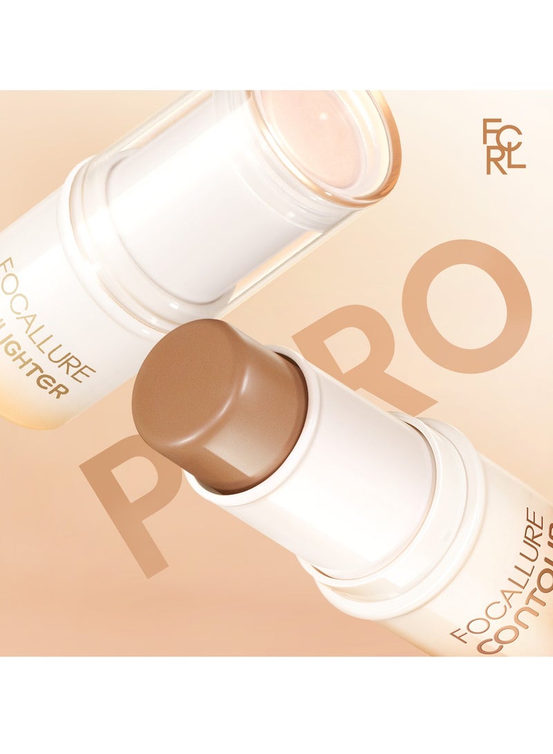 فوكالور قلم هايلايتر مقاوم للماء يدوم طويلاً وطبيعي لتفتيح الوجه وكونتور كونسيلر هايلايتر للمكياج - Image 4