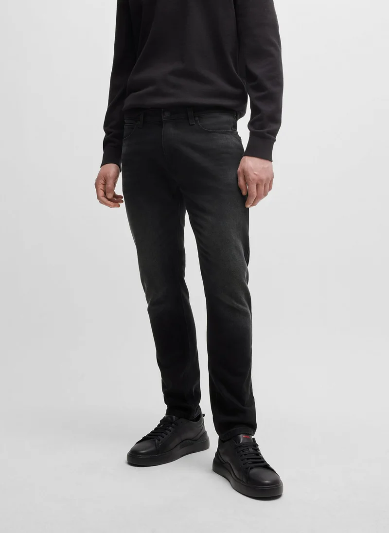 هوجو Extra-slim-fit jeans in black-black stretch denim